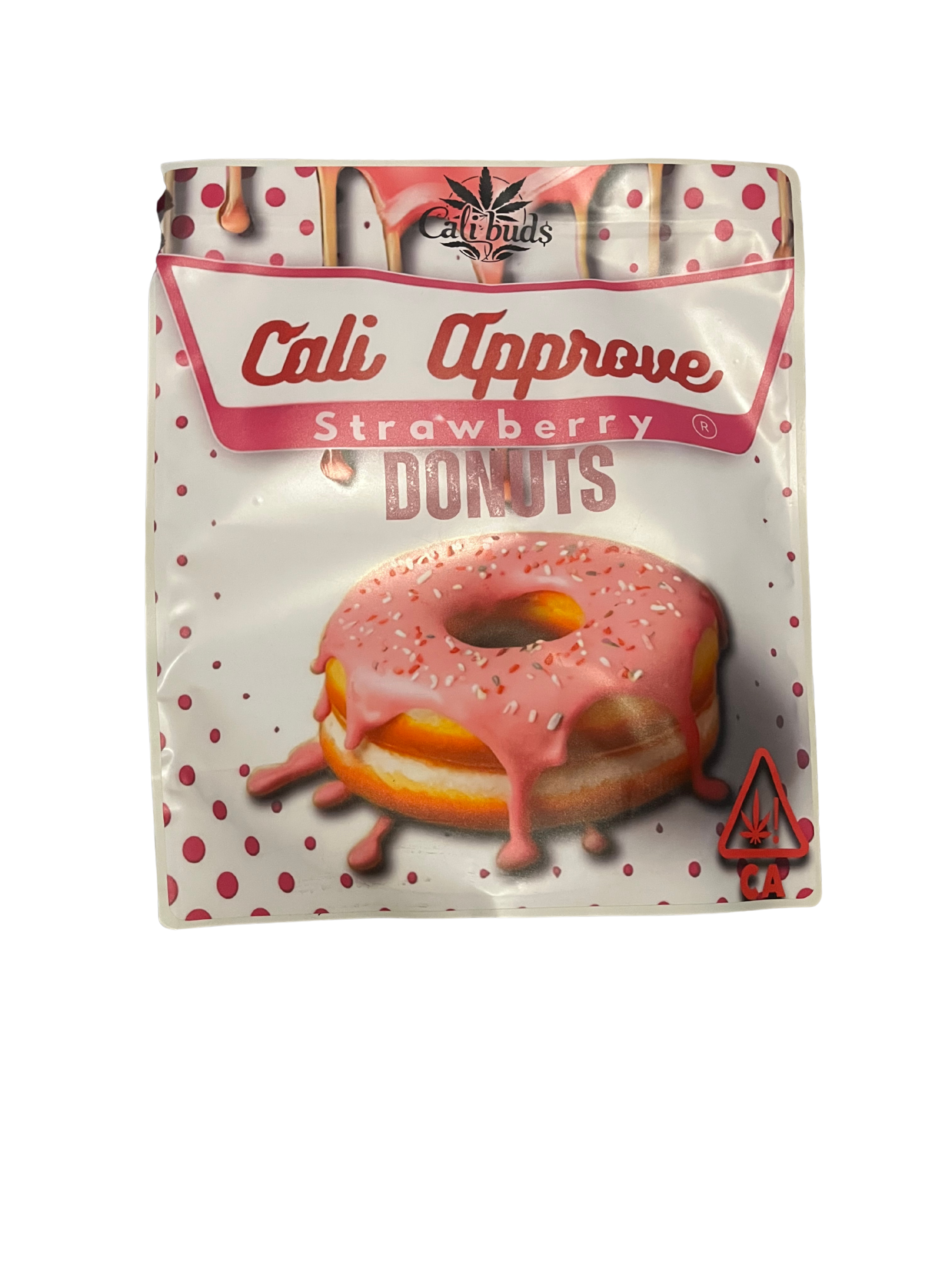 CALI APPROVE STRAWBERRY DONUTS